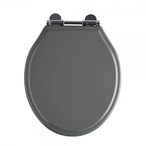 Roper Rhodes Hampton Painted Soft Close Toilet Seat - Pewter product image - Image 2