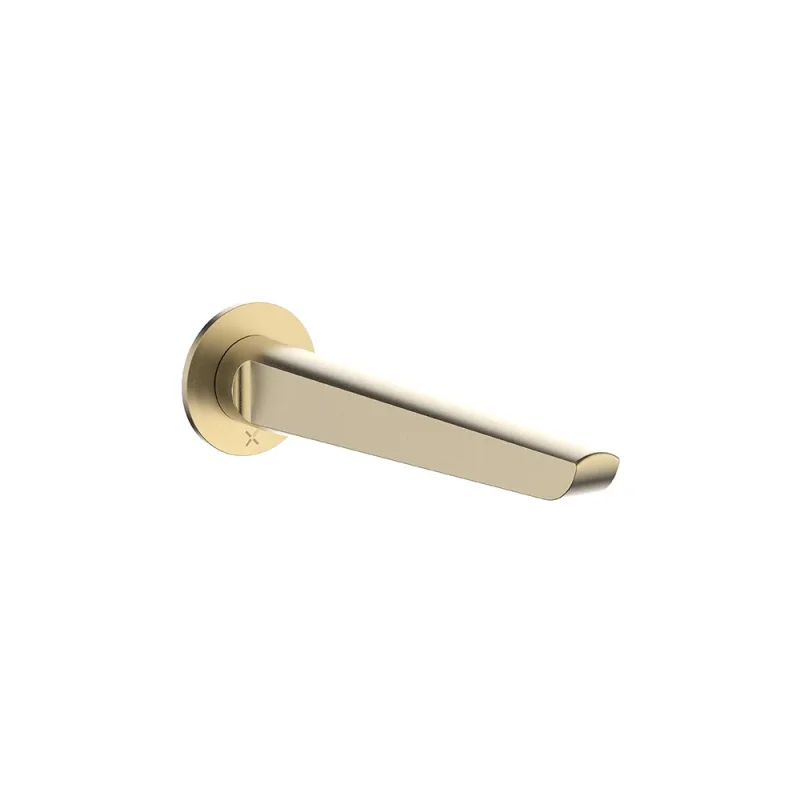 Crosswater Foile Bath Spout Brushed Brass product image - Image 3