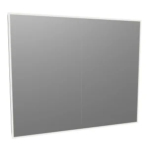 Faeber Edge 900 Led 2 Door Illuminated Mirror Cabinet (recess Compatible)
