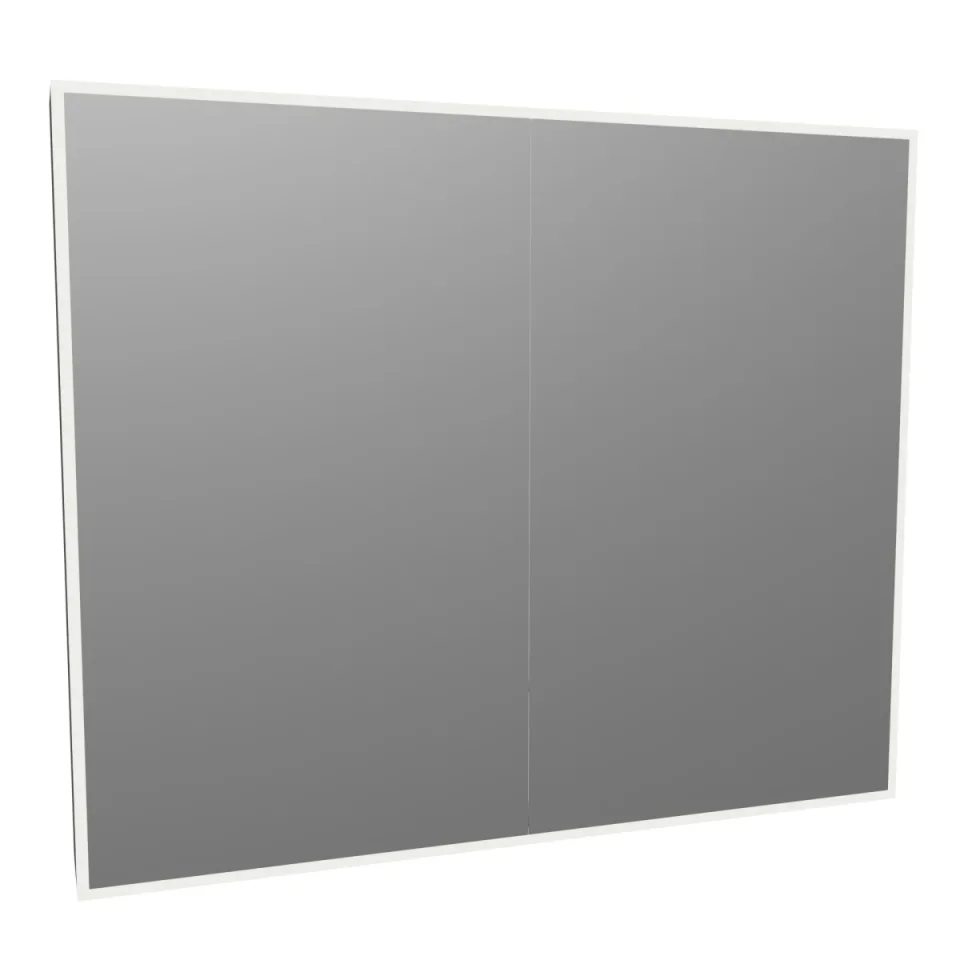 Faeber Edge 900 Led 2 Door Illuminated Mirror Cabinet (recess Compatible) product image - Image 1