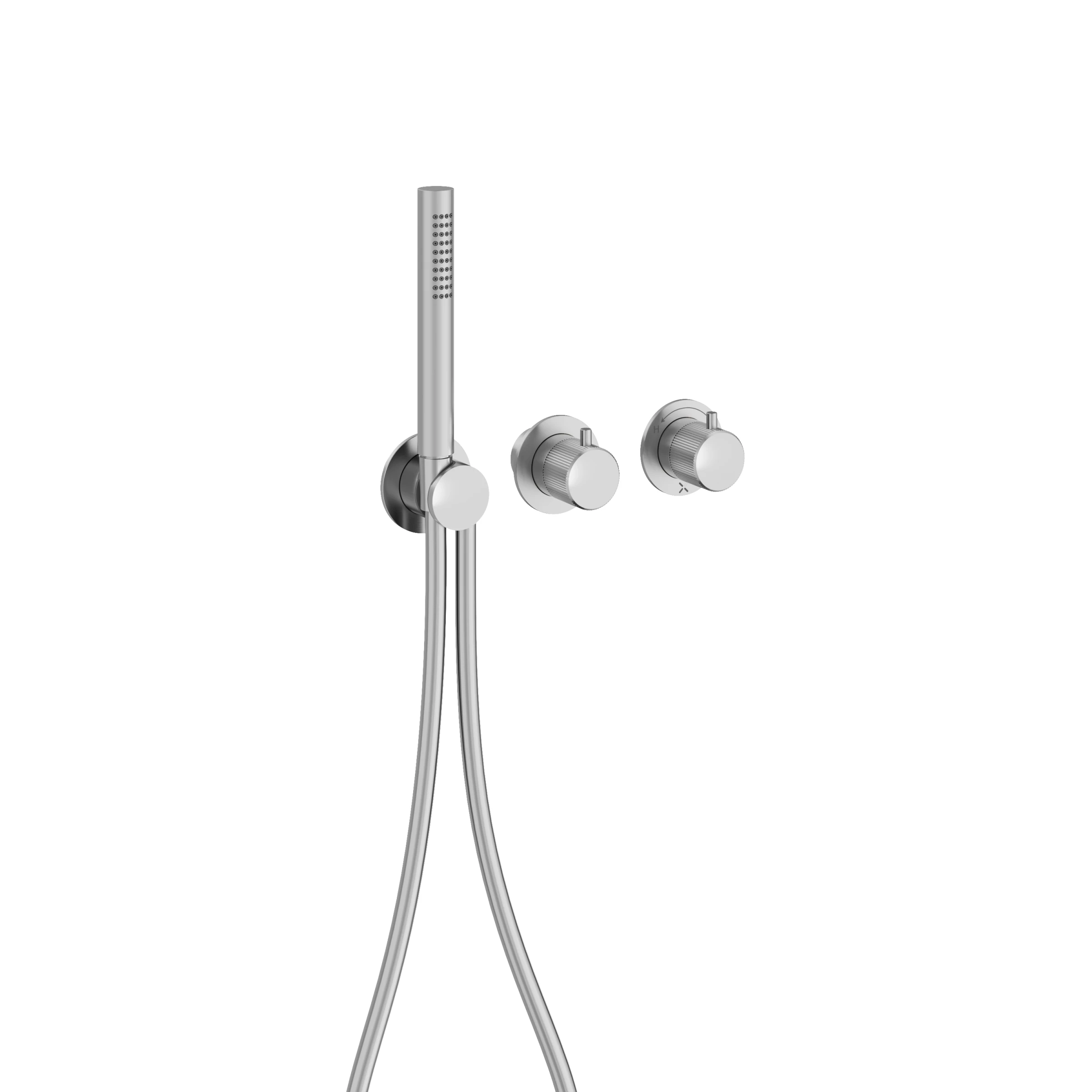 Crosswater Module 3one6 2 Control Trimset With Handshower Stainless Steel