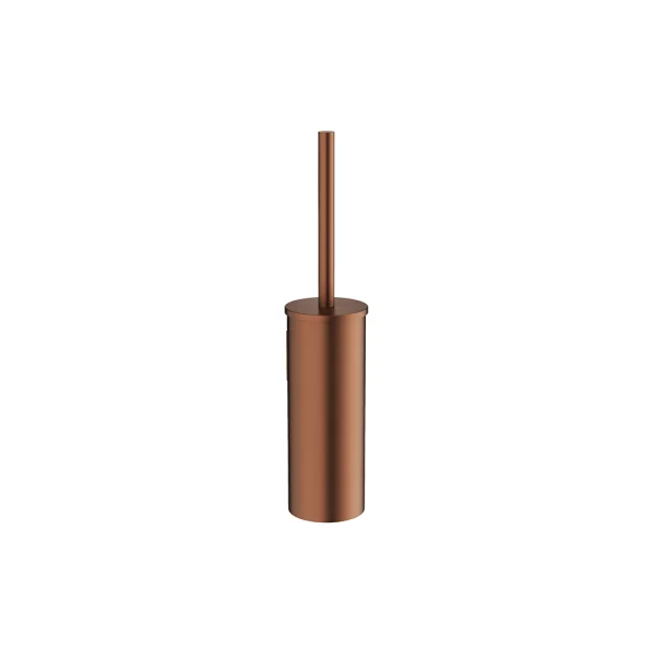 Crosswater Mpro Wall Mounted Toilet Brush Set Brushed Bronze
