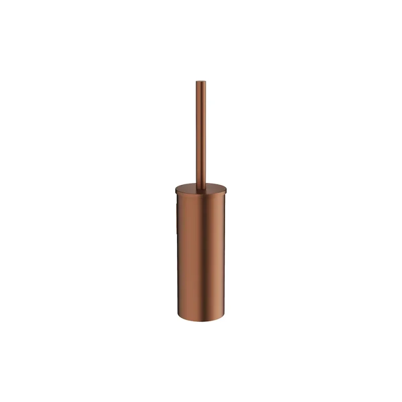 Crosswater Mpro Wall Mounted Toilet Brush Set Brushed Bronze product image - Image 1