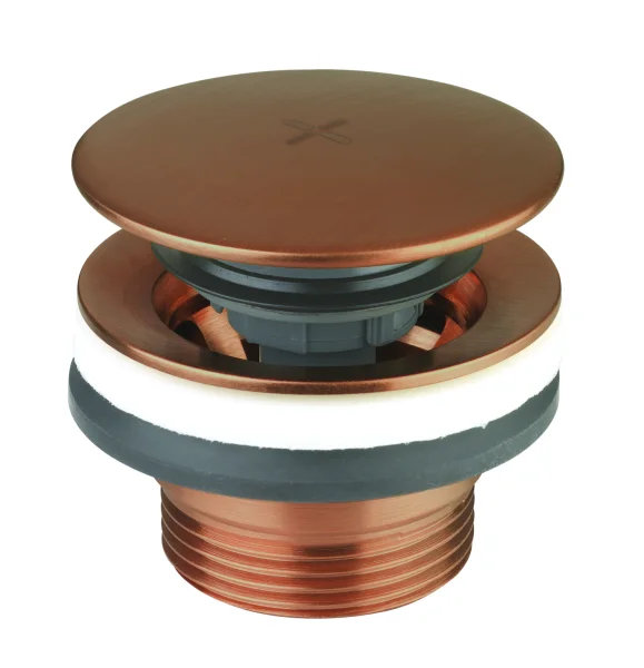 Crosswater Universal Basin Click Clack Waste Brushed Bronze