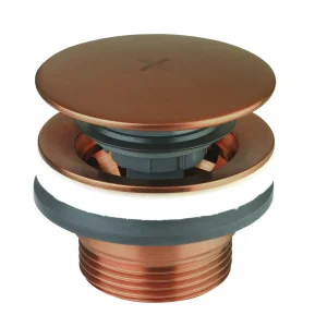 Crosswater Universal Basin Click Clack Waste Brushed Bronze