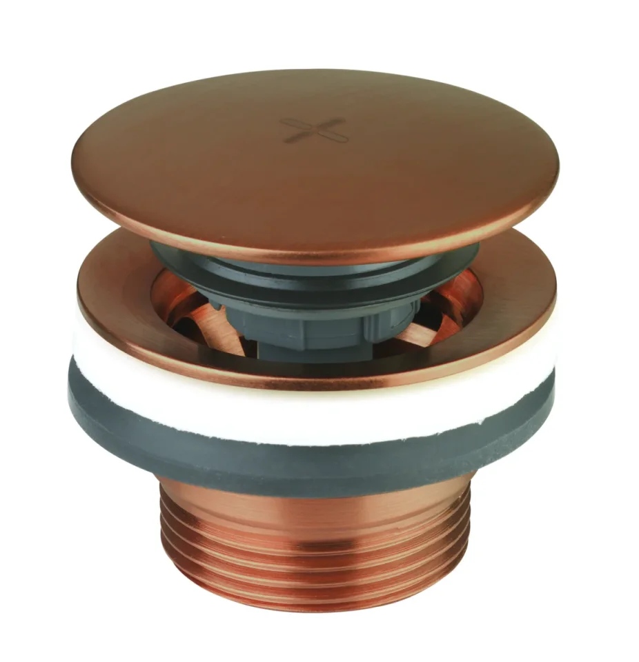 Crosswater Universal Basin Click Clack Waste Brushed Bronze product image - Image 1