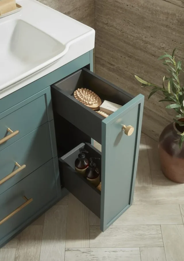 Roper Rhodes Concierge 1000 Fm 4 Drawer - Coniston Blue detail view - Image 5