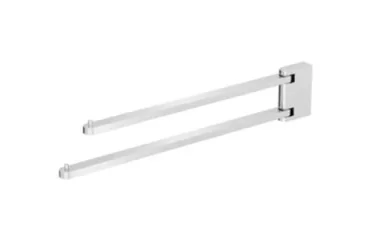 Crosswater MPRO 2 Swivel Towel Rail Chrome detail view - Image 2