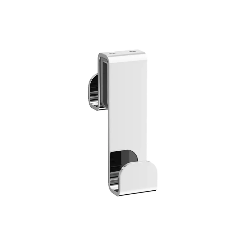 Crosswater Fold Single Hook Over Glass 8mm or 10mm Chrome product image - Image 3