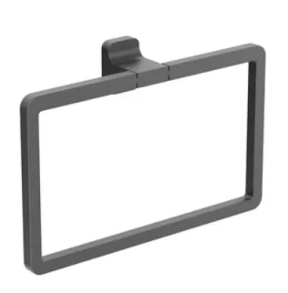 Crosswater Rotar Towel Ring Slate detail view - Image 2