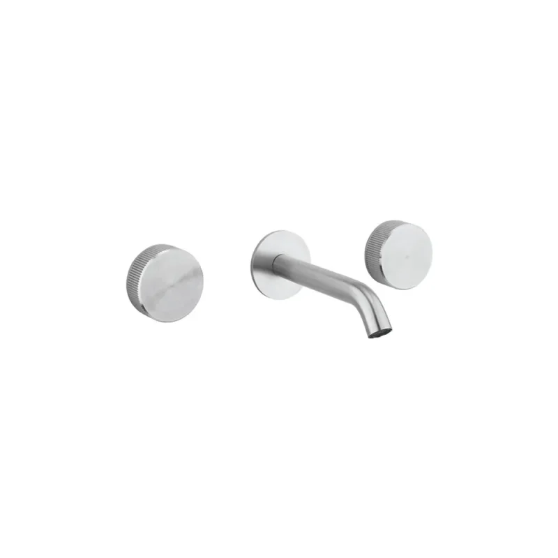 Crosswater 3ONE6 Basin 3 Hole Set Wall Mounted Stainless product image - Image 3