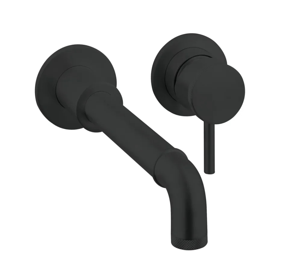 Crosswater MPRO Industrial 2 Hole Basin Set Carbon Black product image - Image 3