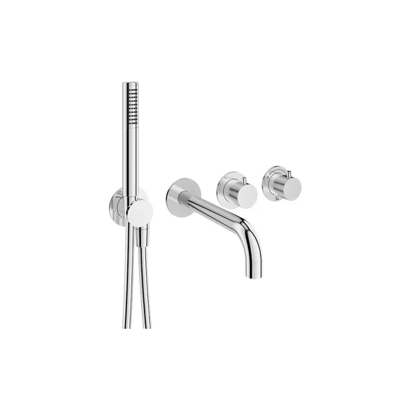 Crosswater Module Mpro 2 Control Trimset With Bath Spout & Handshower Chrome product image - Image 3