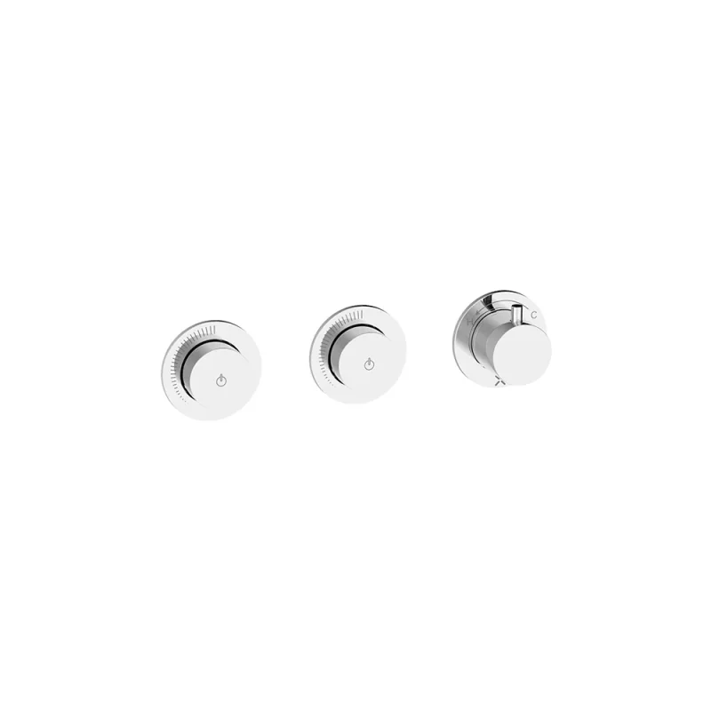 Crosswater Module Mrpo Push 2 Outlet Trimset Chrome product image - Image 3