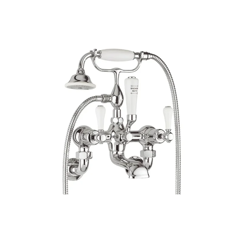 Crosswater Belgravia Wall Unions Chrome product image - Image 1
