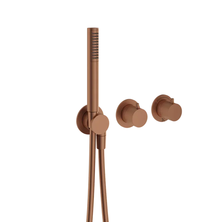 Crosswater Module Mpro 2 Control Trimset With Handshower Brushed Bronze detail view - Image 2