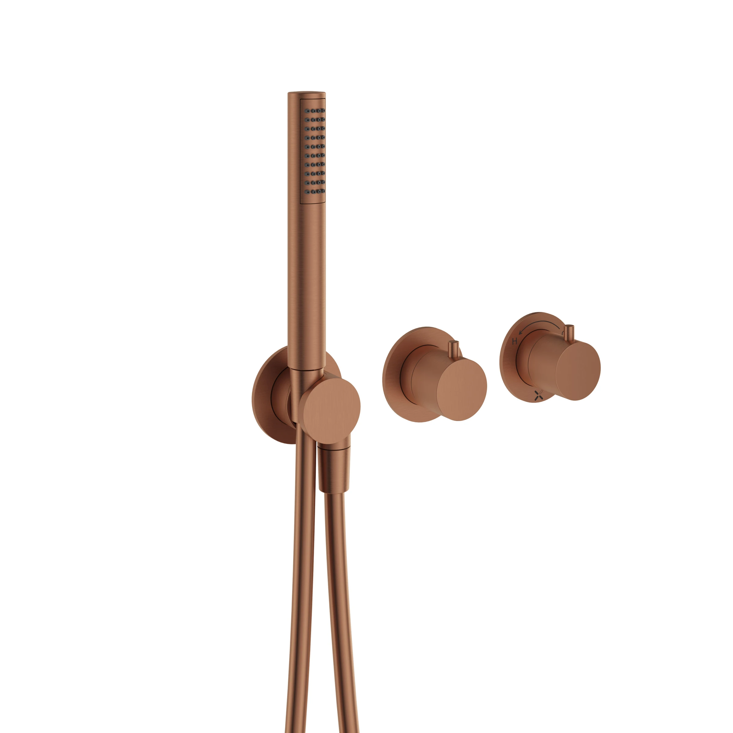 Crosswater Module Mpro 2 Control Trimset With Handshower Brushed Bronze