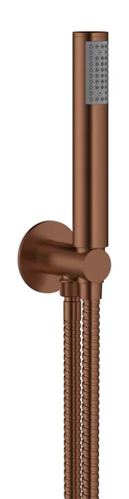 Crosswater MPRO Shower Kit & Wall Outlet Brushed Bronze detail view - Image 2