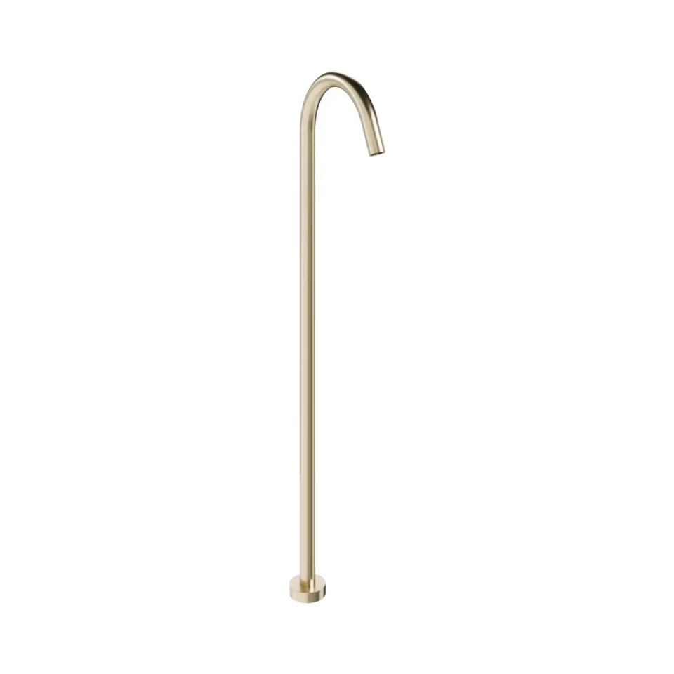 Crosswater Bath Spout Floor Standing Brushed Brass product image - Image 3