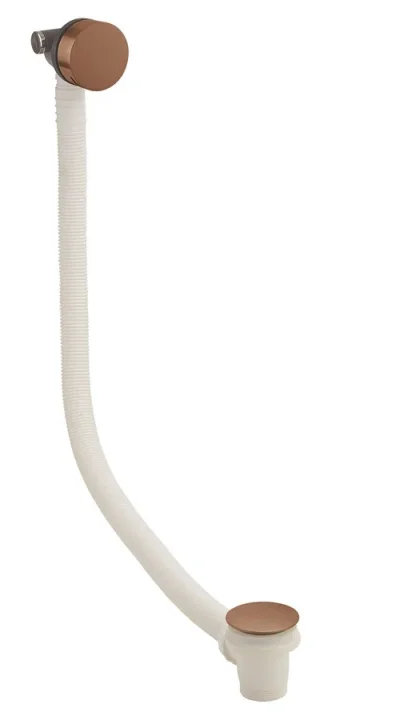 Crosswater Bath Clicker Waste & Filler Brushed Bronze detail view - Image 2