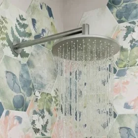 Crosswater 3ONE6 Shower Head 200 x 8mm Stainless detail view - Image 2