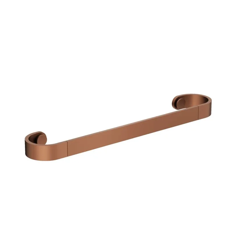 Crosswater Velo Towel Rail 450mm Brushed Bronze detail view - Image 2