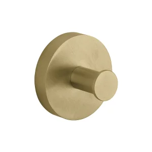 Crosswater 3ONE6 Robe Hook Stainless Brushed Brass Effect