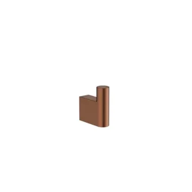 Crosswater Mpro Single Robe Hook Brushed Bronze detail view - Image 2
