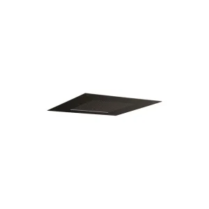 Crosswater Tranquil Recessed Shower Head with Waterfall 500mm Matt Black