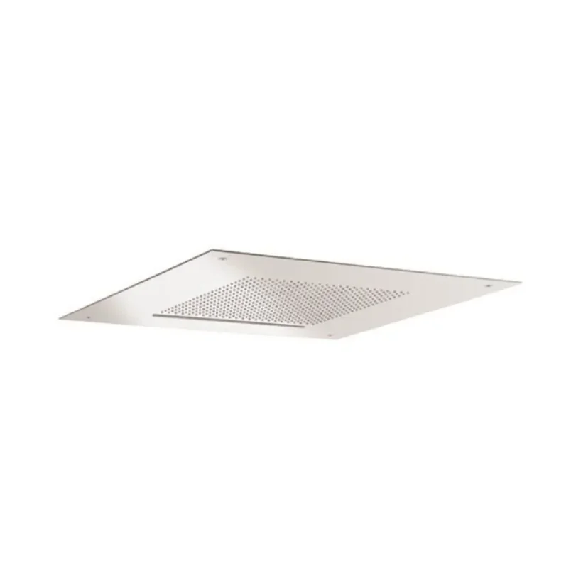 Crosswater Tranquil Recessed Shower Head with Waterfall 500mm Chrome detail view - Image 2