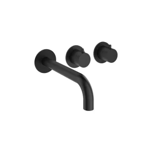 Crosswater Module MPRO 2 Control With Bath Spout Matt Black - Trim and Levers Only