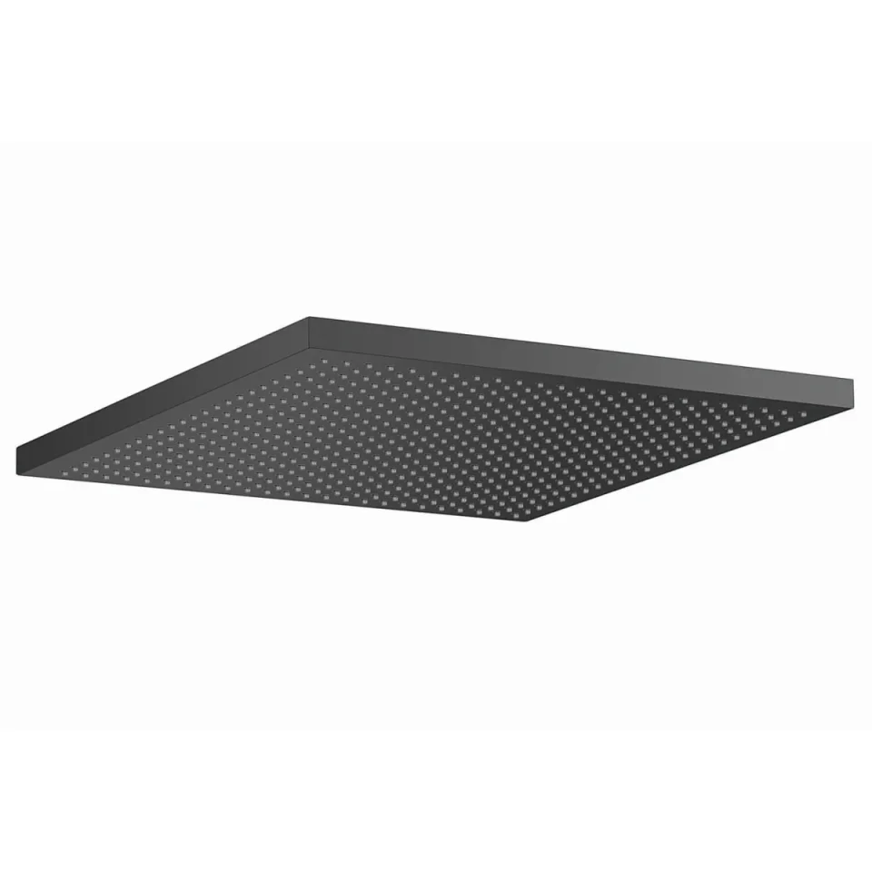 Crosswater Tranquil Shower Head 300mm Matt Black detail view - Image 2