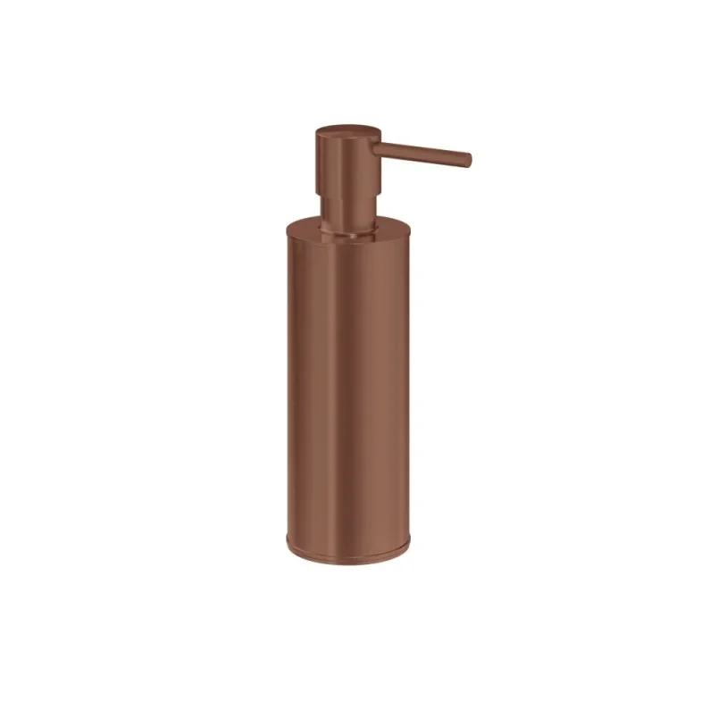 Crosswater Mpro Freestanding Soap Dispenser Brushed Bronze detail view - Image 2