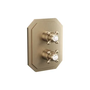 Crosswater Belgravia Crosshead Crossbox 2D Trimset Brushed Brass