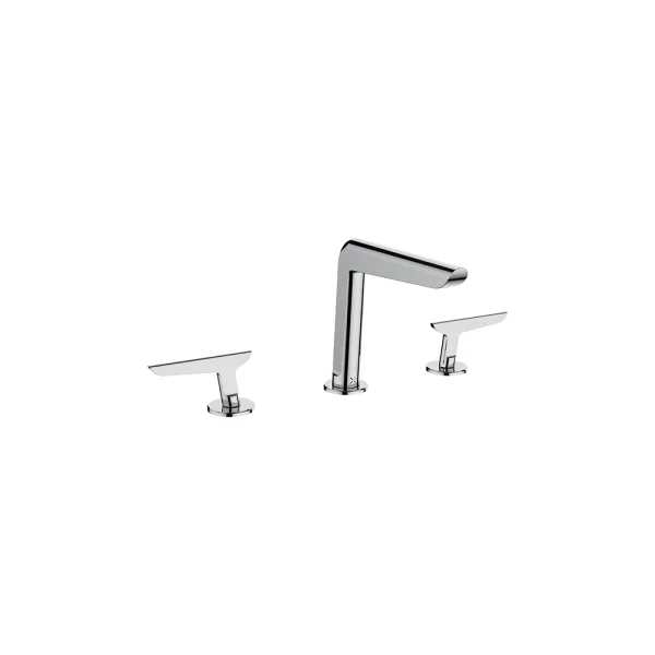 Crosswater Foile Basin 3 Hole Set Chrome