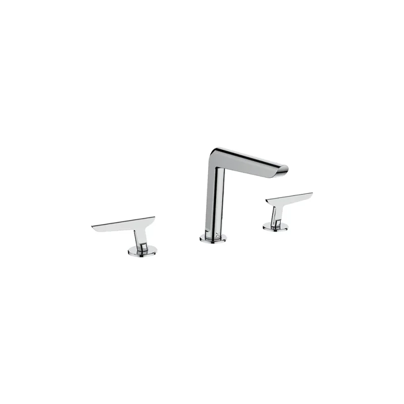 Crosswater Foile Basin 3 Hole Set Chrome product image - Image 3