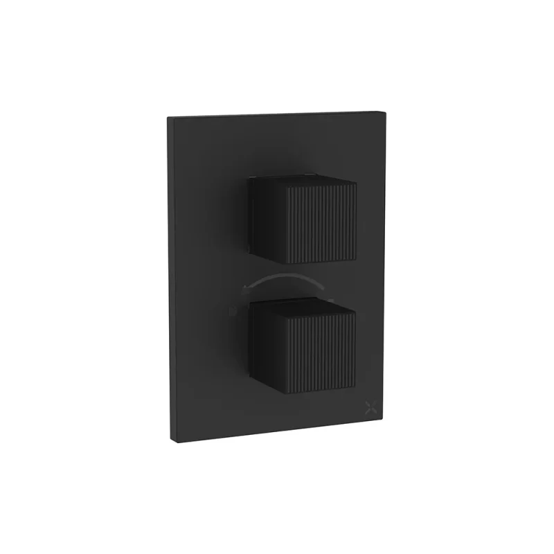 Crosswater Crossbox Limit 1 Oulet Trim & Levers Matt Black product image - Image 3