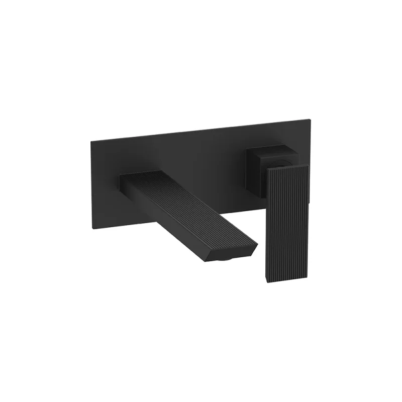 Crosswater Limit 2 Hole Basin Set Matt Black product image - Image 3