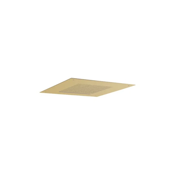 Crosswater Tranquil Recessed Shower Head with Waterfall 500mm Brushed Brass