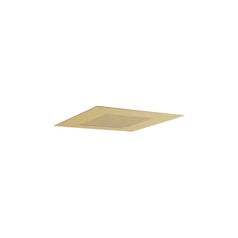 Crosswater Tranquil Recessed Shower Head with Waterfall 500mm Brushed Brass product image - Image 3