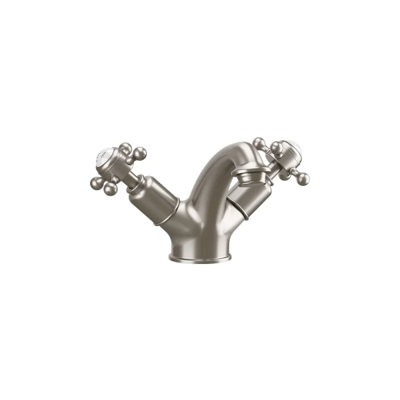 Crosswater Belgravia Crosshead Mono Mixer Brushed Nickel product image - Image 1