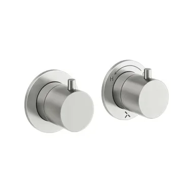 Crosswater Module Mpro 2 Control Diverter Trimset Stainless Steel Effect detail view - Image 2