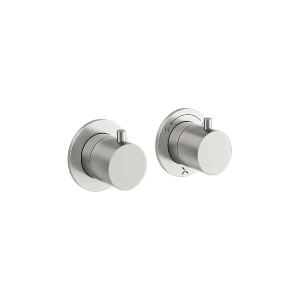 Crosswater Module Mpro 2 Control Diverter Trimset Stainless Steel Effect