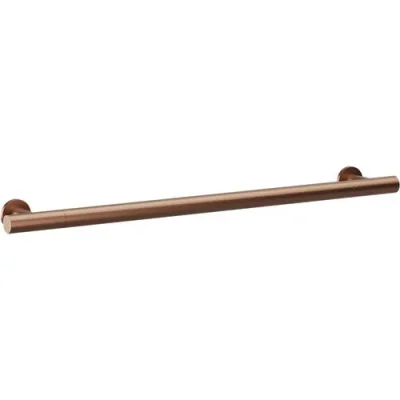 Crosswater Straight Grab Bar 800mm Brushed Bronze detail view - Image 2