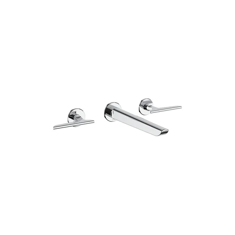 Crosswater Foile Basin 3 Hole Set Chrome product image - Image 3
