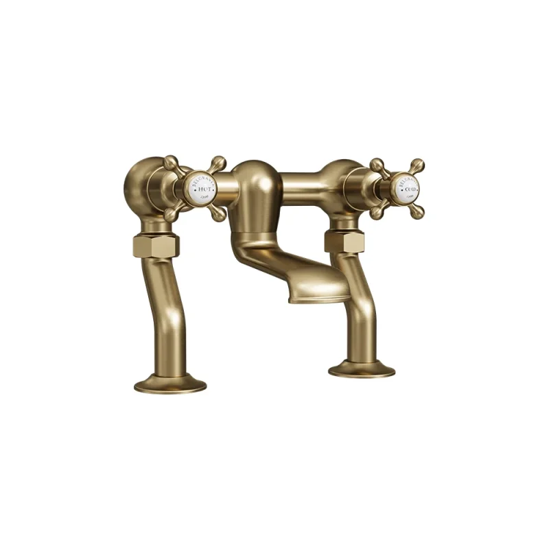 Crosswater Belgravia Crosshead Bath Filler Brushed Brass product image - Image 3