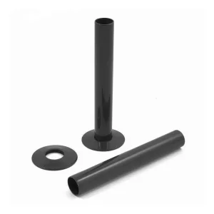 Ava Pipe Shroud 130mm Sleeve Set 18mm Diameter Black