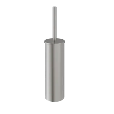 Crosswater Mpro Freestanding Toilet Brush Holder Stainless Steel Effect detail view - Image 2