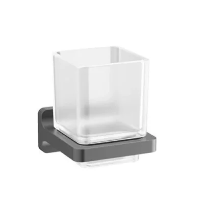 Crosswater Rotar Tumbler Holder Slate detail view - Image 2