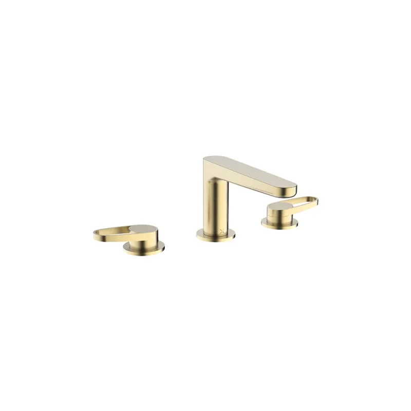 Crosswater Lazo Basin 3 Hole Set Brushed Brass product image - Image 3